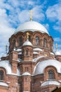 Onion dome of the Cathedral in honor of the Icon of the Mother of God Ã¢â¬ËThe Joy of All the SorrowfulÃ¢â¬â¢ in Sviyazhsk, Russia